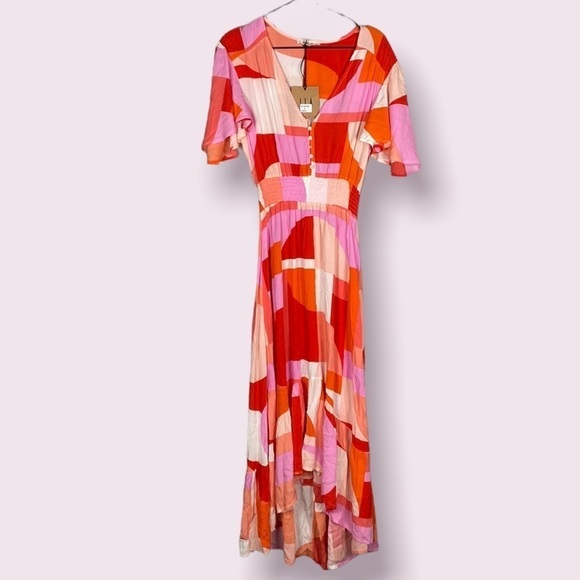 abel the label Dresses & Skirts - Abel the label multicolor colorblock dress